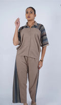 Beige Cord set only top
