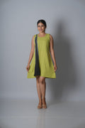 Green short dress