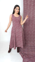 Mauve princess long dress
