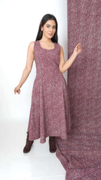 Mauve princess long dress