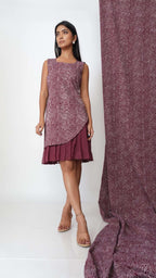 Mauve hem dress