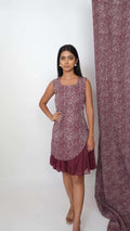 Mauve hem dress